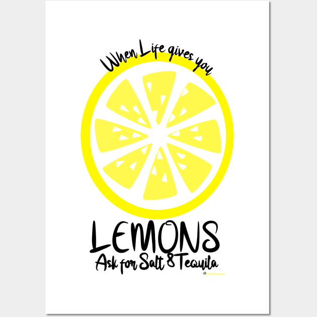 Lemons do it better! Wall Art by Kikkakop